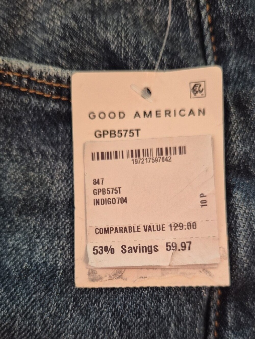 Good American 'Good Petite' Bootcut Jeans Size 10/30 - Picture 11 of 12